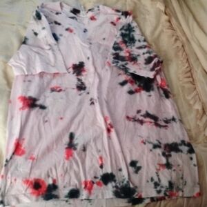 White Tie Dye Shirt